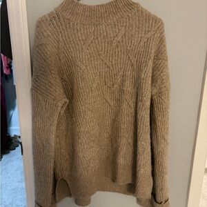 Cozy Tan Cable Knit Sweater (magnolia boutique)